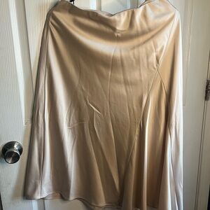 Express Cream A-Line Skirt